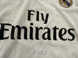 Gareth Bale #11 Real Madrid 2014/15 Home Authentic Long Sleeve F49660 Men M