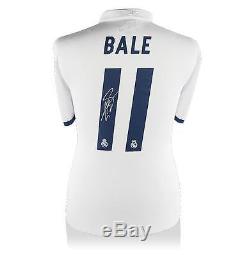 Gareth Bale Back Signed Real Madrid 2016-17 Home Shirt Autograph Jersey