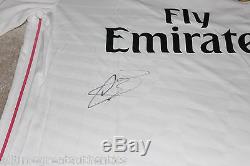 Gareth Bale Signed Authentic Real Madrid C. F. Jersey Coa Proof Futbol Uefa