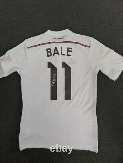 Gareth Bale Tottenham signed 2014/15 Real Madrid Shirt AFTAL RD
