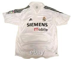 Genuine Retro Adidas David Beckham Real Madrid 2003-04 Home Soccer Jersey