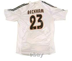 Genuine Retro Adidas David Beckham Real Madrid 2003-04 Home Soccer Jersey