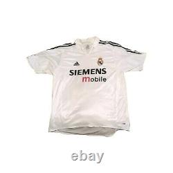 Genuine Retro Adidas David Beckham Real Madrid 2003-04 Home Soccer Jersey