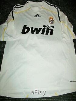 Guti Real Madrid 2009 2010 MATCH WORN FRIENDLY ISSUE Jersey Shirt Camiseta Spain