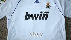 HIGUAIN #20 REAL MADRID SPAIN Official Home Player Jersey Soccer XL 2007-2008