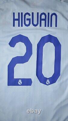 HIGUAIN #20 REAL MADRID SPAIN Official Home Player Jersey Soccer XL 2007-2008