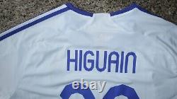 HIGUAIN #20 REAL MADRID SPAIN Official Home Player Jersey Soccer XL 2007-2008