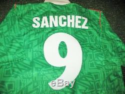 HUGO SANCHEZ Mexico Umbro 1994 WORLD CUP Jersey Shirt Camiseta Real Madrid XL