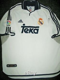 Hierro Real Madrid 2000 2001 Jersey Shirt Maillot Spain Espana Camiseta L
