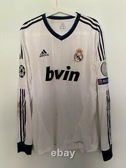 Higuain, Real Madrid 2-0 Dortmund 2013 Ucl Semifinal Match Worn Shirt Photomatch