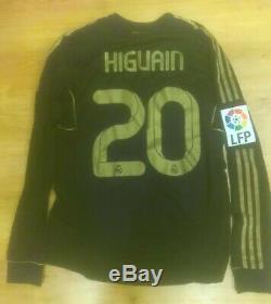 Higuain real madrid match worn shirt camiseta jersey Champions