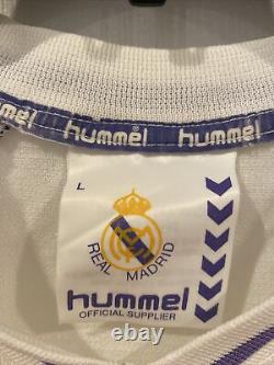 Hummel Real Madrid 1990-1992 Hummel Home jersey Men's Size Large