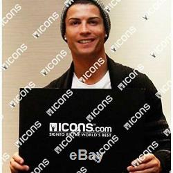 Icons Cristiano Ronaldo Autographed 2017-18 Real Madrid Jersey Includes COA