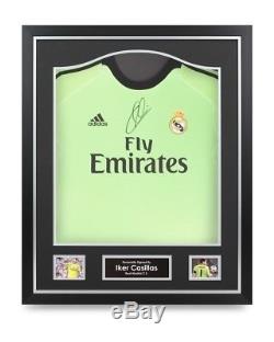 Iker Casillas Signed Shirt Real Madrid Framed Autograph #1 Jersey Memorabilia