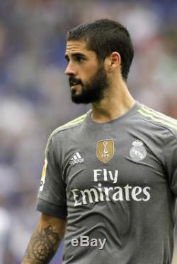 Isco Real Madrid 2015 2016 MATCH ISSUE Jersey Spain Camiseta Maglia Shirt M 6