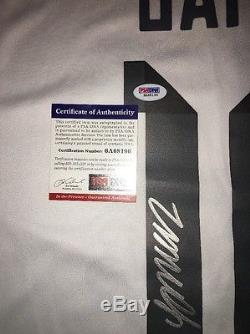 James Rodriguez Real Madrid Soccer MLS Large Jersey Auto Autographed PSA Cert