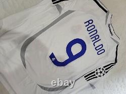 Jersey Real Madrid 06/07 UEFA Champion League, RONALDO # 9 Formotion