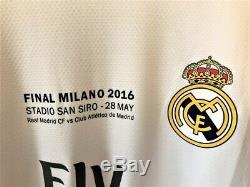 Jersey Real Madrid 7 Cristiano Ronaldo Final Champions League 2016 Signed Player