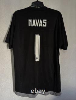 Jersey Real Madrid Large Goalie #1 Keylor Navas Adidas