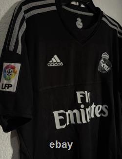 Jersey Real Madrid Large Goalie #1 Keylor Navas Adidas
