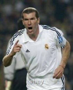 Jersey Real Madrid Zinedine Zidane 2002 Spain France 100% Authentic #5 Ronaldo
