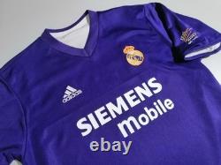 Jersey adidas Zidane Real Madrid (S) 2002 centenary reversible France vintage