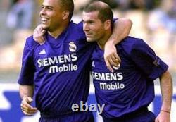 Jersey adidas Zidane Real Madrid (S) 2002 centenary reversible France vintage