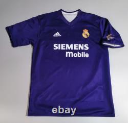 Jersey adidas Zidane Real Madrid (S) 2002 centenary reversible France vintage