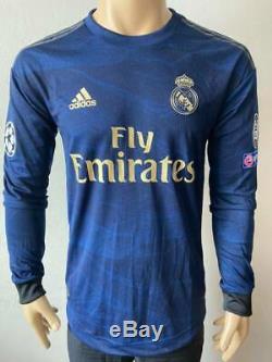 Jersey shirt real madrid away long sleeve player issue climachill with badges ch