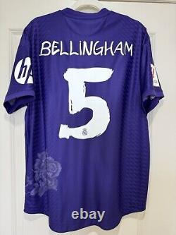 Jude Bellingham #5 Men's LARGE Adidas Y-3 Real Madrid Authentic 4th Jersey