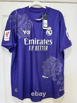 Jude Bellingham #5 Men's LARGE Adidas Y-3 Real Madrid Authentic 4th Jersey