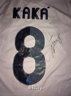 Kaka Real Madrid Brazil Signed Jersey Soccer Futbol World Cup Brasil Holo Coa