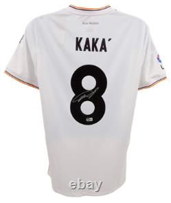 Kaka Signed 2013-14 Real Madrid White Home Jersey Beckett COA