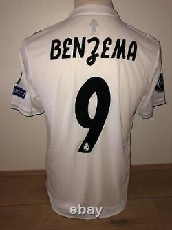 Karim Benzema Real Madrid Match Worn Issued CL 18/19 shirt maillot jersey France
