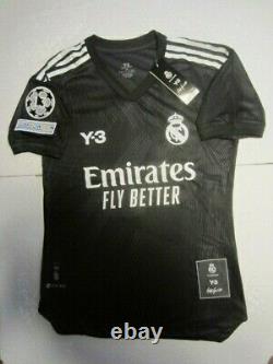 Karim Benzema Real Madrid UCL Match Slim Fit Black 4th Soccer Jersey 2021-2022
