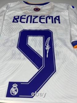 Karim Benzema SIGNED Jersey Real Madrid Final Champions League 2022 jersey + COA