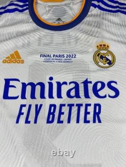 Karim Benzema SIGNED Jersey Real Madrid Final Champions League 2022 jersey + COA