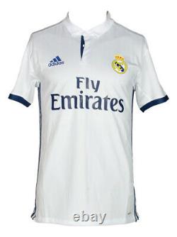 Karim Benzema Signed Adidas White Real Madrid Soccer Jersey BAS
