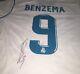 Karim Benzema Signed Real Madrid Jersey size medium new with tags proof