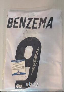 Karim benzema signed real madrid jersey (Beckett) Original adidas