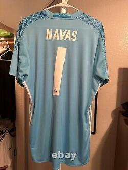 Keylor Navas Adidas Real Madrid 16/17 Home Goalkeeper Jersey Large