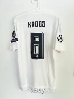 Kroos, 2015-16 Real Madrid Ucl Final Match Un Worn Shirt With Coa