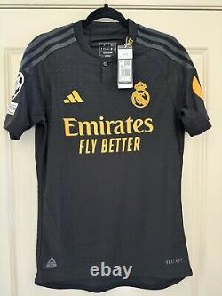 Kroos #8 Mens SMALL Adidas Real Madrid Third Authentic Champions League Jersey