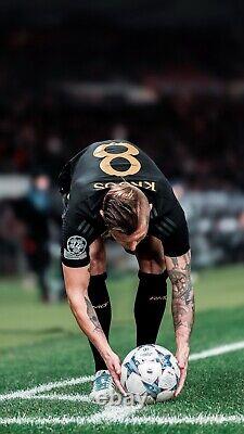 Kroos #8 Mens SMALL Adidas Real Madrid Third Authentic Champions League Jersey