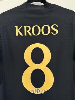 Kroos #8 Mens SMALL Adidas Real Madrid Third Authentic Champions League Jersey