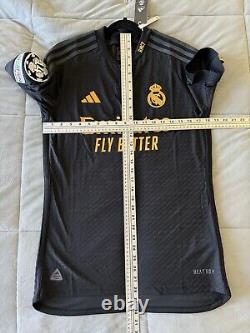 Kroos #8 Mens SMALL Adidas Real Madrid Third Authentic Champions League Jersey