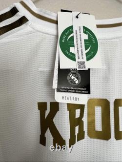 Kroos #8 Real Madrid 2019 Champion League Jersey Men's Size XL (slim Fit)