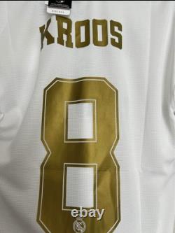 Kroos #8 Real Madrid 2019 Champion League Jersey Men's Size XL (slim Fit)