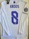 Kroos #8 Real Madrid 2022 LS Home Jersey UEFA Final Kit Mens Size L NWT