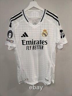 Kylian Mbappe Real Madrid 2024/2025 Home Authentic Jersey Men's Large